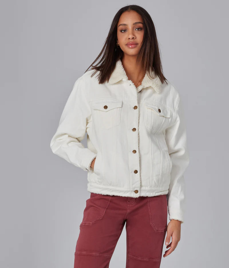 River Sherpa Trucker Jacket Earthy Women's Hemp - based Earthy Women's Hemp - based River Sherpa Trucker Jacket Earthy Women's Hemp - based Earthy Women's Hemp - based