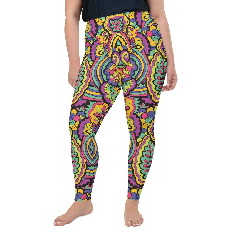 Colorful Fun Pattern Plus Size Leggings Monochromatic Office Style Monochromatic Office Style Colorful Fun Pattern Plus Size Leggings Monochromatic Office Style Monochromatic Office Style