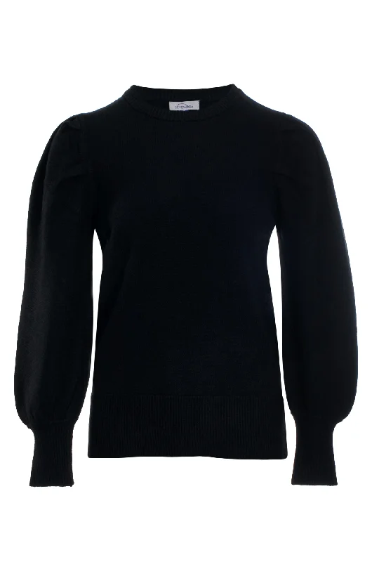 Puff sleeve Luxe Knitwear Jersey | Black | 7322ZZ Street Street