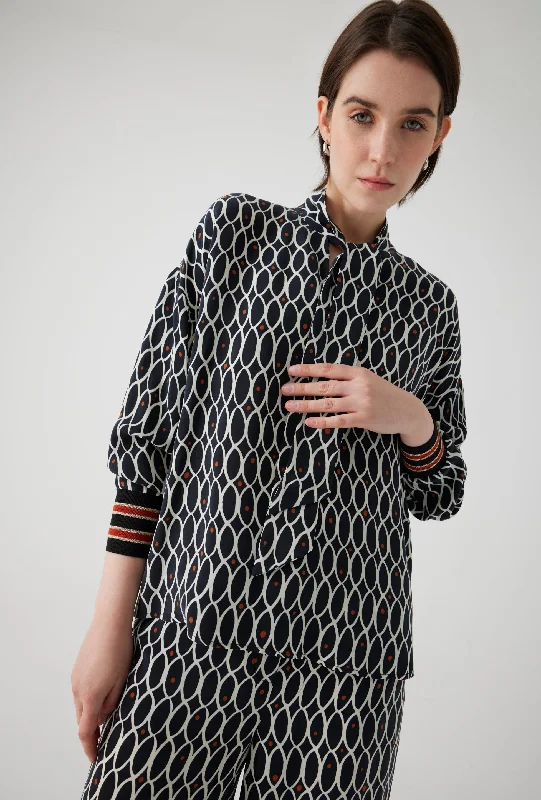 Exquise Annette Blouse *FINAL SALE* Geometric Geometric