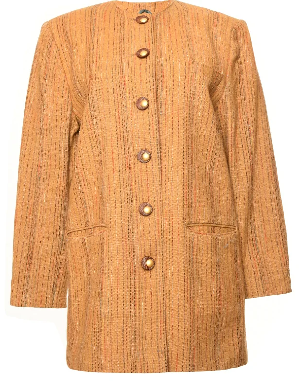 Padded Wool Coat - M Sustainable Organic Sustainable Organic