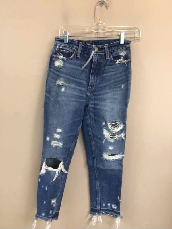 ABERCROMBIE & FITCH SIZE 0 Ladies JEANS European European