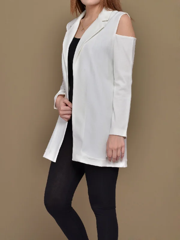 Blazer-White Sophisticated Women's  Sophisticated Women's 