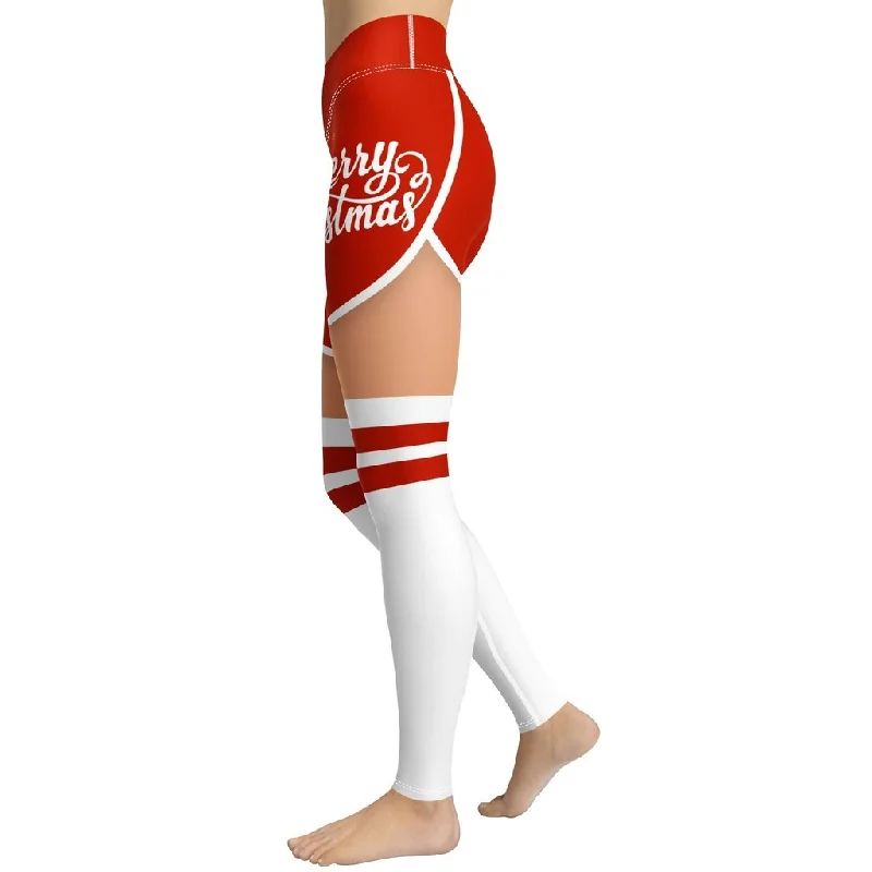Christmas Shorts Yoga Leggings Artistic Women's Avant -  Artistic Women's Avant - 