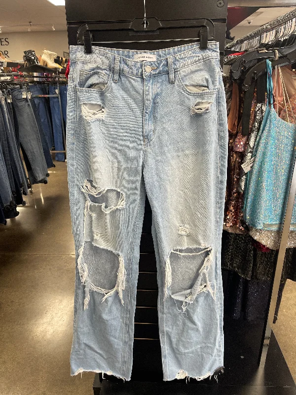 Jeans Flared By Flying Monkey In Blue Denim, Size: 10 Gym Gym