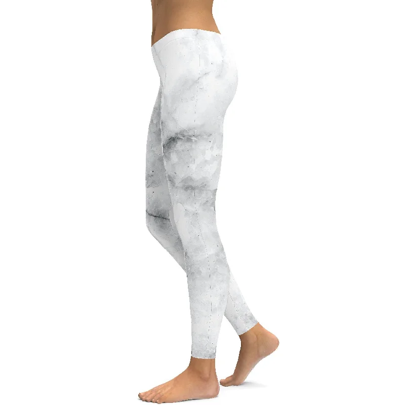 Grey Marble Leggings Youthful Women's Anime - inspired Youthful Women's Anime - inspired