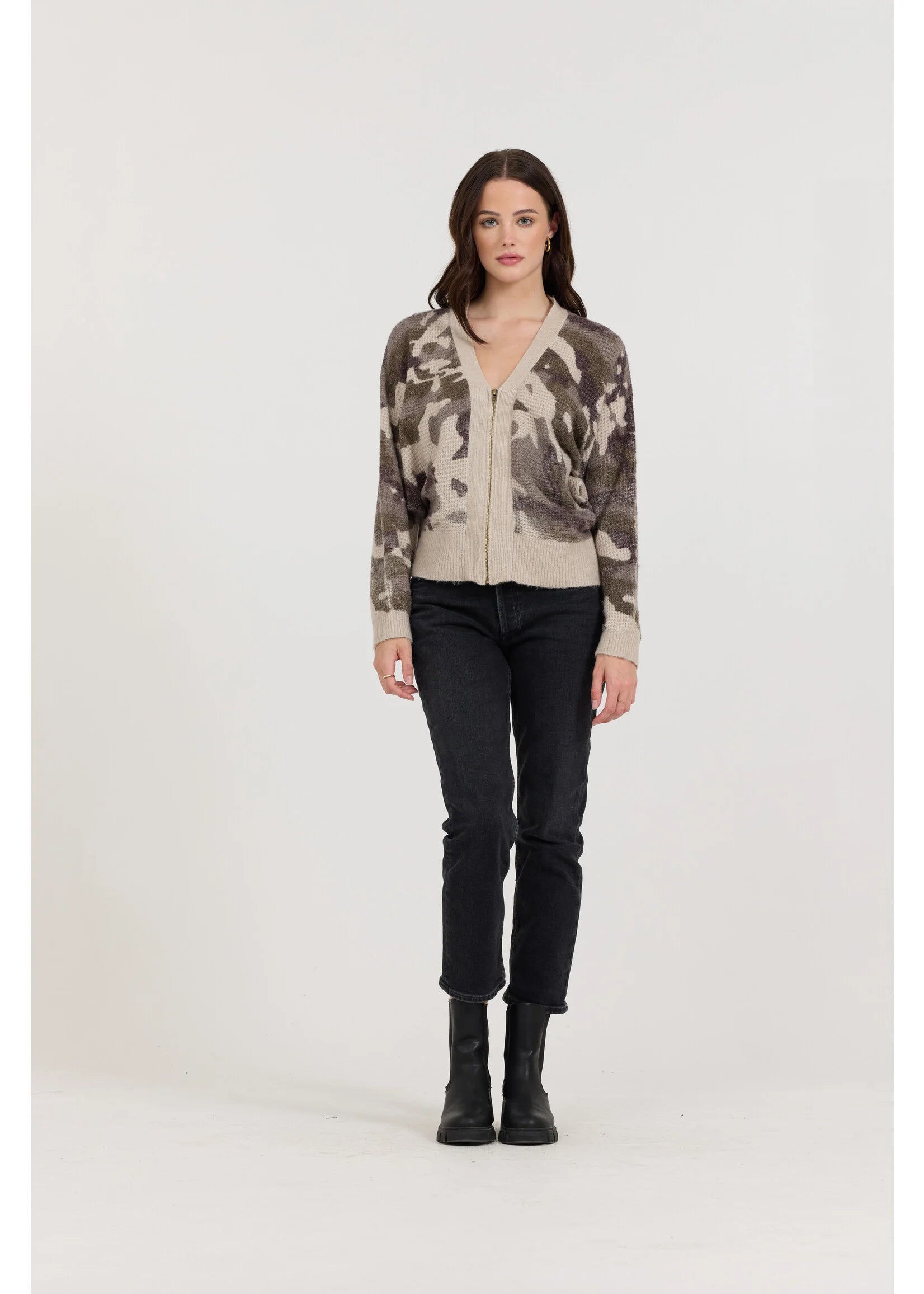 Vintage Havana Camo Zip Up Refined Women's Classic  Refined Women's Classic 