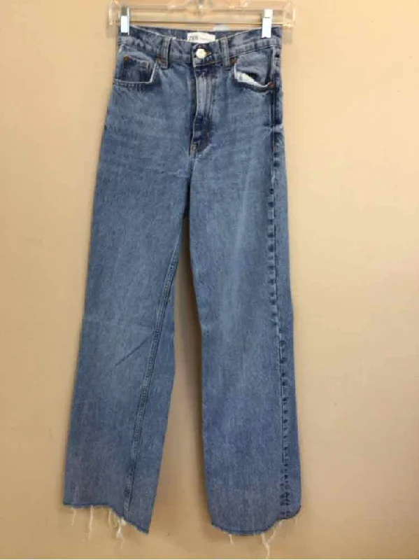 ZARA SIZE 0 Ladies JEANS Casual Women's Japanese  Casual Women's Japanese 