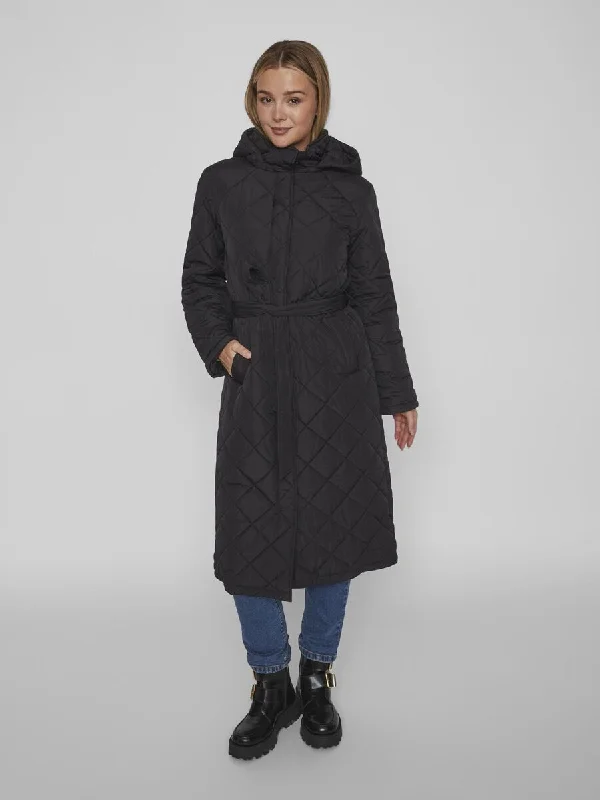 KANTE QUILTED LONG COAT (BLACK) Dynamic Women's High - energy Dynamic Women's High - energy KANTE QUILTED LONG COAT (BLACK) Dynamic Women's High - energy Dynamic Women's High - energy
