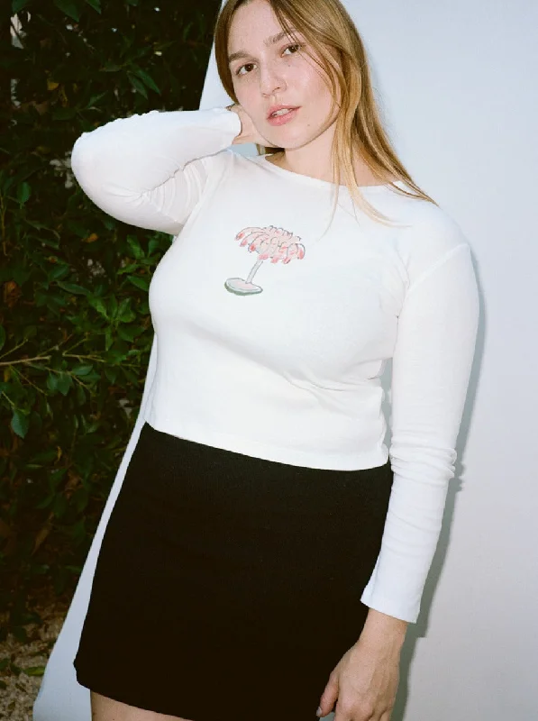 Dana Long Sleeve Tee - Shrimp Cocktail Gym Gym