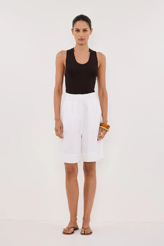 DEVIN BITTER CHOC RACER KNIT TANK Sporty Women's Athleisure Sporty Women's Athleisure DEVIN BITTER CHOC RACER KNIT TANK Sporty Women's Athleisure Sporty Women's Athleisure
