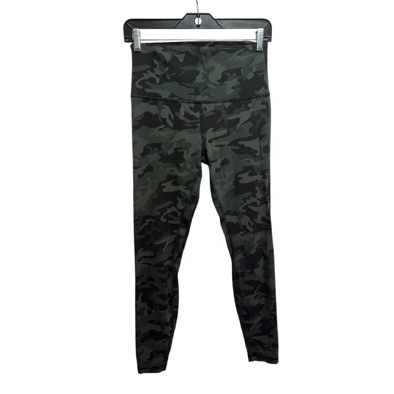 Athletic Leggings By Lululemon In Camouflage Print, Size: 8 performance performance