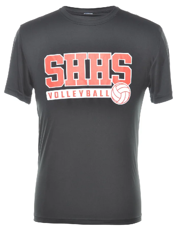 SHHS Printed T-shirt - M Monochromatic Office Style Monochromatic Office Style