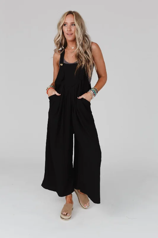 The Nest Serenity Wide Leg Jumpsuit - Black British Gentlewoman Style British Gentlewoman Style The Nest Serenity Wide Leg Jumpsuit - Black British Gentlewoman Style British Gentlewoman Style