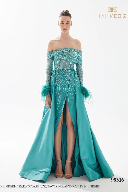 Tarik Ediz 98316 Polished Women's Silk Polished Women's Silk