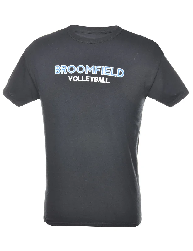 Volleyball Broomfield Printed T-shirt - M Cozy Women's Winter Cozy Women's Winter