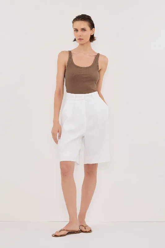 NINA CLOVER LOW SCOOP KNIT TANK Country Country