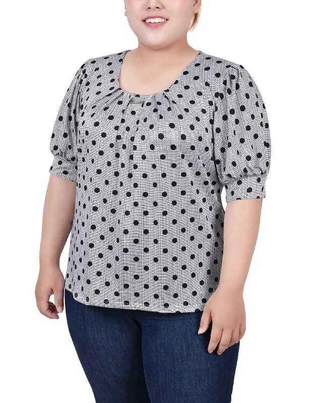 Black White Abstract Dot
