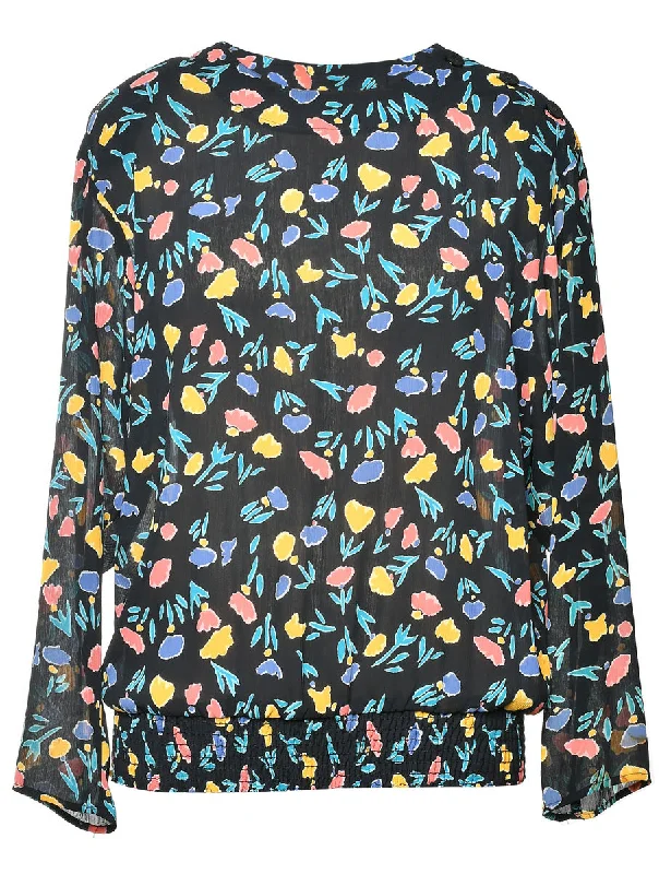 Floral Printed Top - L Australian Beach Australian Beach