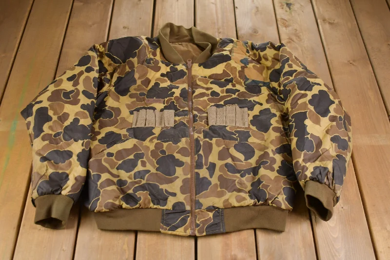 Vintage 1990s Columbia Camo Reversible Puffer Jacket Bold Women's Statement Bold Women's Statement Vintage 1990s Columbia Camo Reversible Puffer Jacket Bold Women's Statement Bold Women's Statement