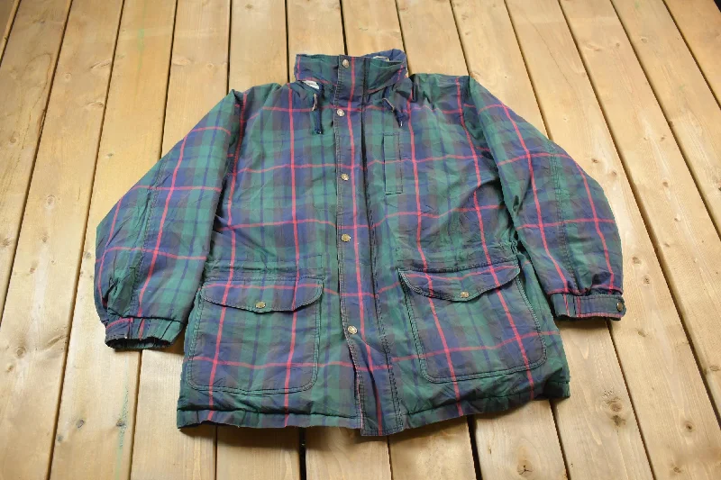 Vintage 1990s Tommy Hilfiger Puffer Jacket Earthy Women's  Earthy Women's 
