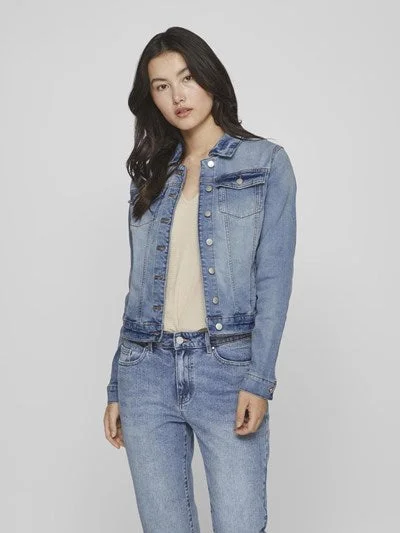 Shauna Denim Jacket (Light Blue) Relaxed Women's  Relaxed Women's 