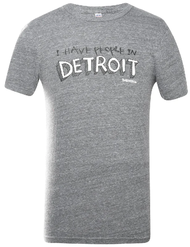 Detroit Printed T-shirt - S Sporty Women's Tennis Sporty Women's Tennis