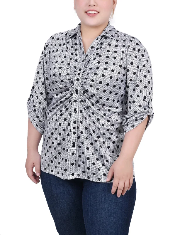Black White Abstract Dot