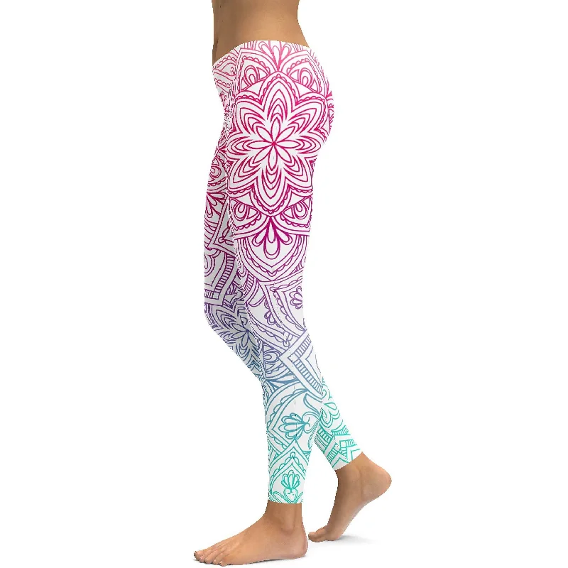 Bright Mandala Leggings Confident Women's High - fashion Confident Women's High - fashion Bright Mandala Leggings Confident Women's High - fashion Confident Women's High - fashion