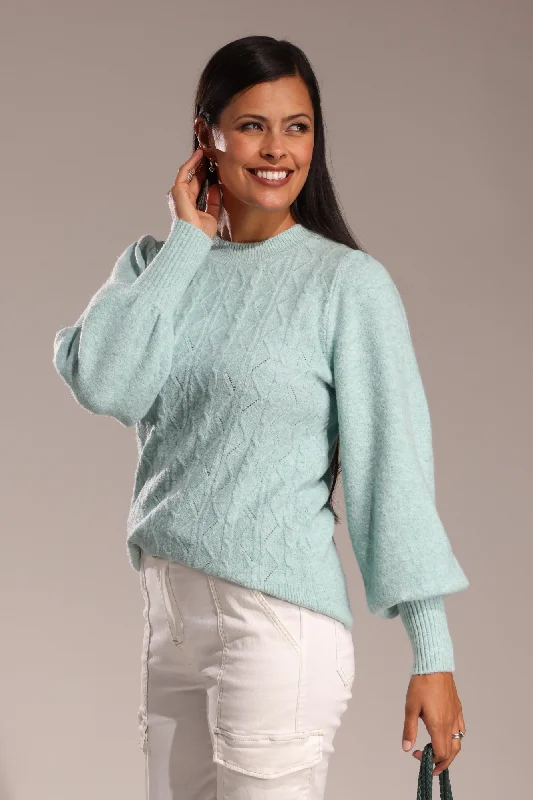 Faux Mohair Blend Jersey | Mint Marle | 6852ZZ Refined Women's Velvet Refined Women's Velvet Faux Mohair Blend Jersey | Mint Marle | 6852ZZ Refined Women's Velvet Refined Women's Velvet