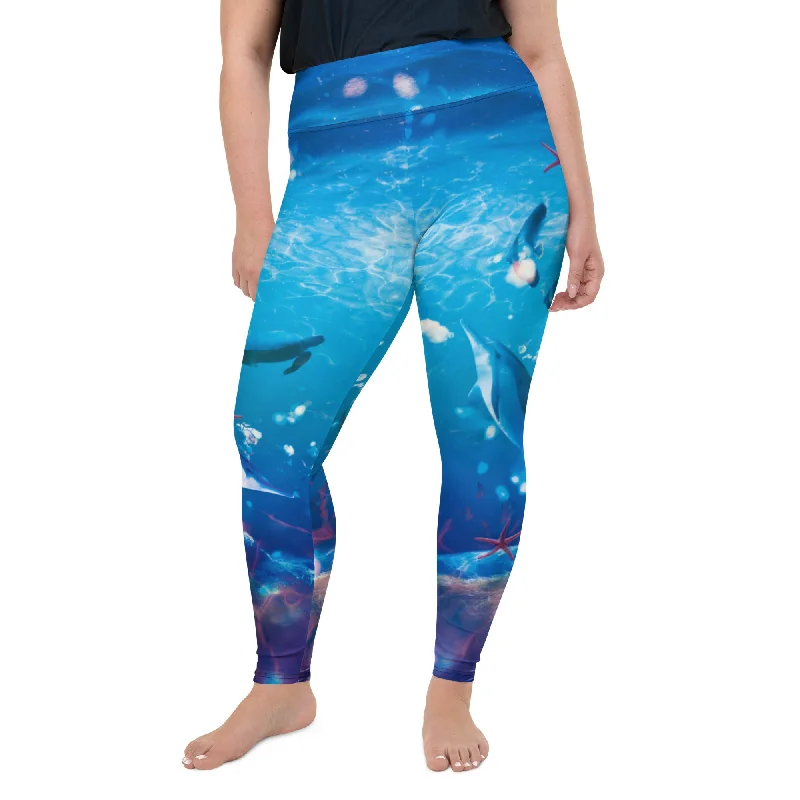 Sea World Plus Size Leggings Street Street