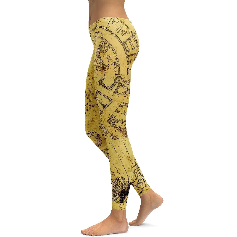 Marauders map Leggings Casual Women's Loose - fitting Casual Women's Loose - fitting Marauders map Leggings Casual Women's Loose - fitting Casual Women's Loose - fitting