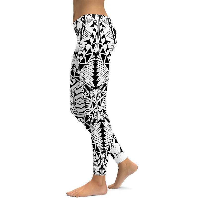 Maori Inspired Leggings Hip Women's Urban Hip Women's Urban