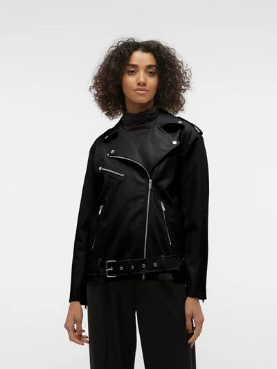 Ramon Oversized Biker Jacket Laid - back Women's Vibe Laid - back Women's Vibe