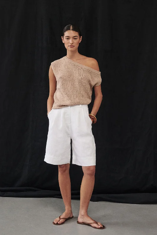 KERRY TAN ASYM KNIT TOP performance performance