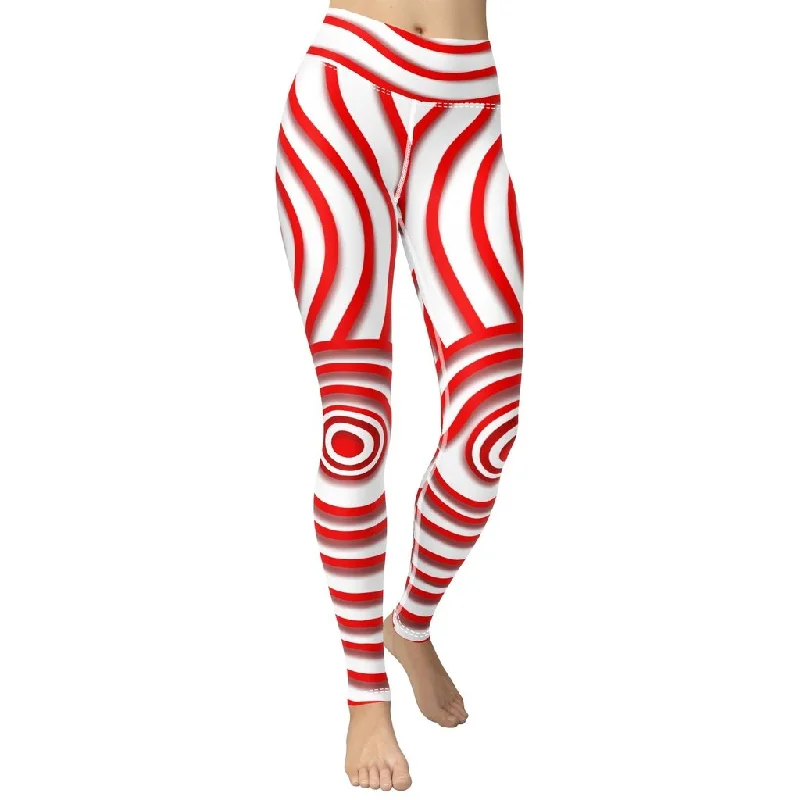 Red Target Yoga Leggings Cozy Women's Winter Cozy Women's Winter