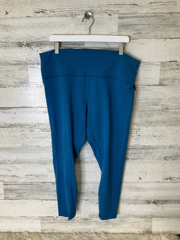Athletic Leggings Capris By Lululemon In Blue, Size: 2x Refined Women's  Refined Women's 