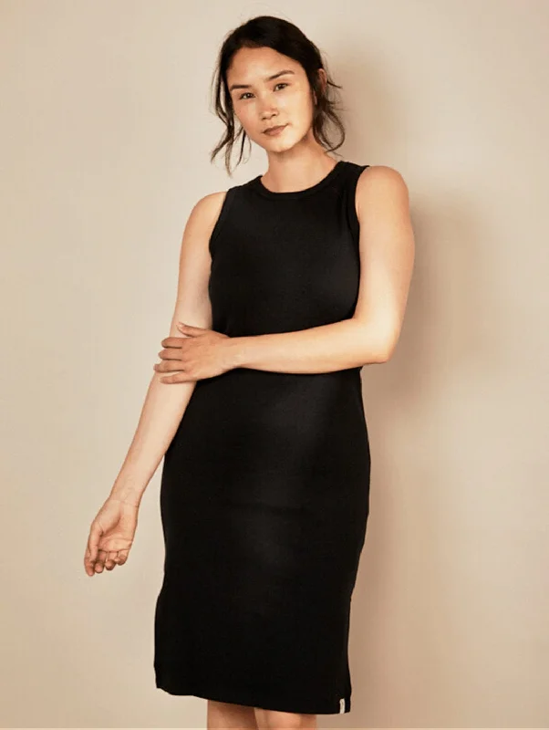 Women's Cotton Dress | Charcoal Black Classic Women's Pin - striped Classic Women's Pin - striped Women's Cotton Dress | Charcoal Black Classic Women's Pin - striped Classic Women's Pin - striped