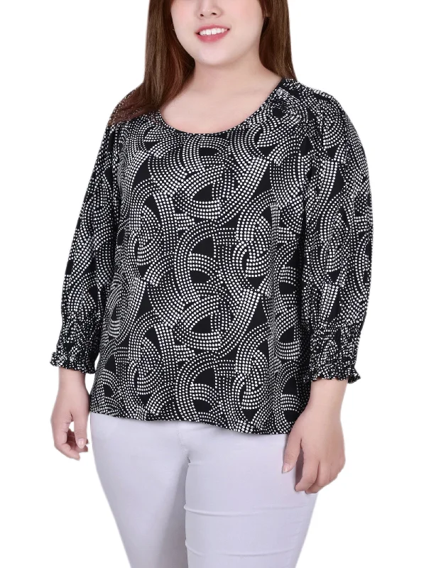Black/White Geo Dot