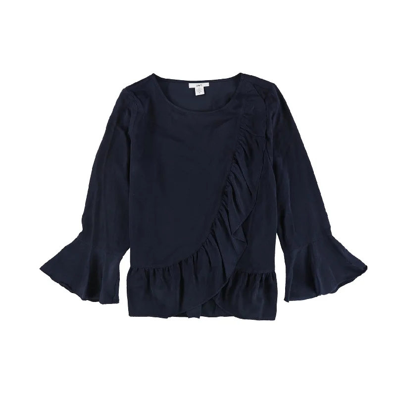 Bar Iii Womens Ruffled Knit Blouse Unique Women's Upcycled Unique Women's Upcycled