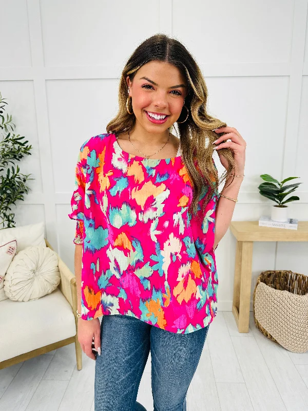 Sunset Splash Top Unique Women's Upcycled Unique Women's Upcycled