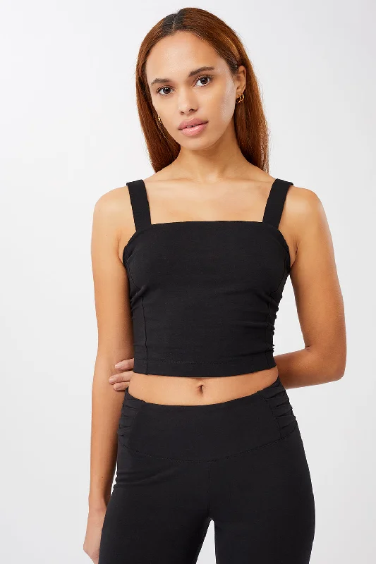 Pilates Tank (Black) Polished Women's Silk Polished Women's Silk