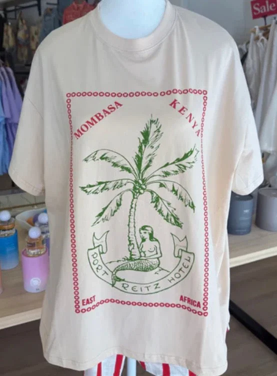 By Frankie Mombasa Tee Laid - back Women's Style Laid - back Women's Style