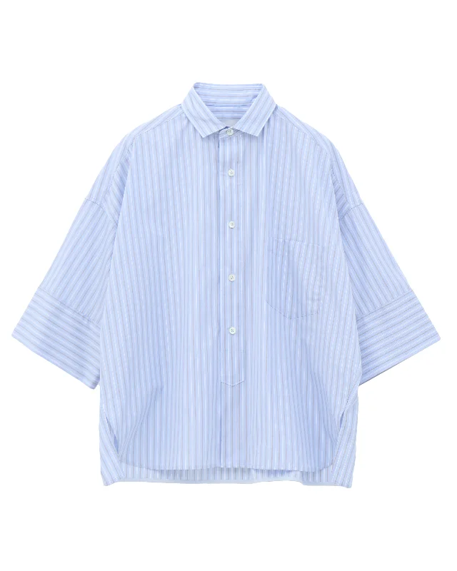スクエア半袖ダブルカフスシャツ Refined Women's Classic  Refined Women's Classic 