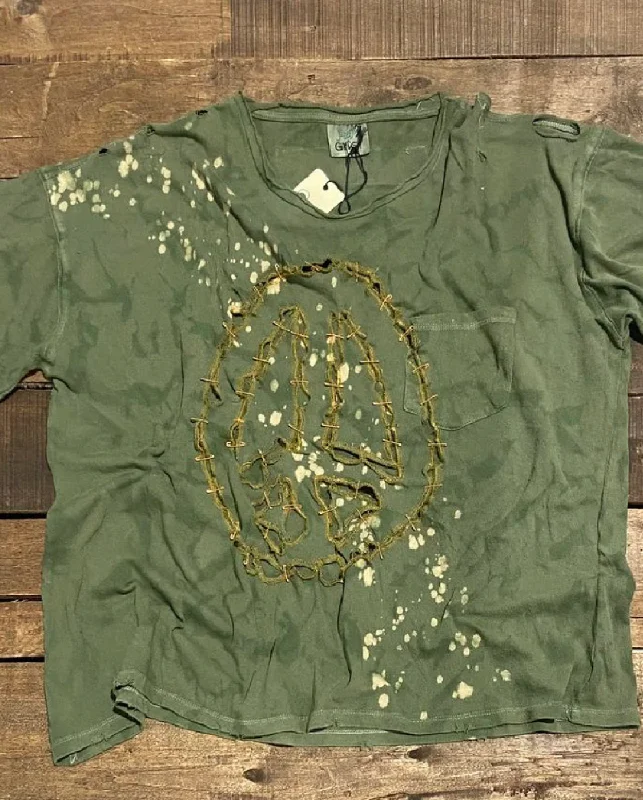 Out Of Touch Tee - Olive Peace Modern Women's Tech