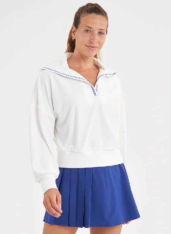 Varsity Polo Pullover - FINAL SALE Practical Women's Quick - dry Practical Women's Quick - dry