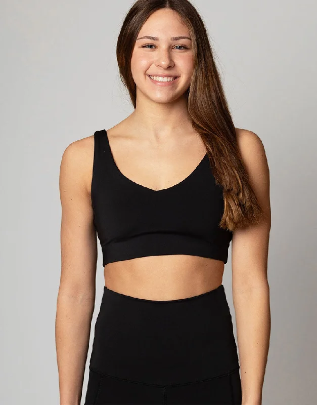 Freestyle V Crop Black Refined Women's  Refined Women's 