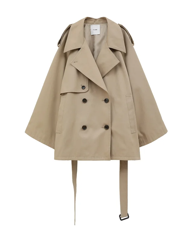 OVER SHORT TRENCH COAT Sustainable Organic Sustainable Organic
