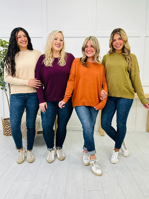 Cider Sipping Sweater- Multiple Colors! Athletic Women's  Athletic Women's 