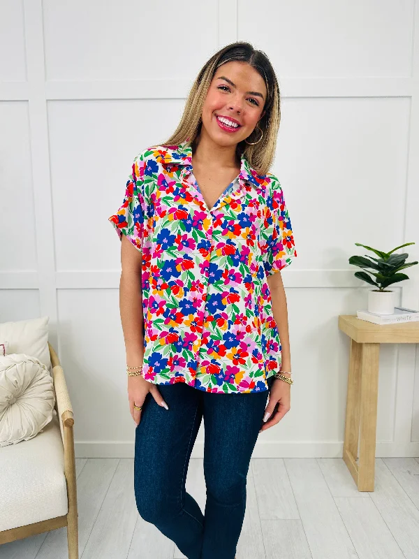 REG/CURVY Having A Bright Effect Top Traditional Women's Wool